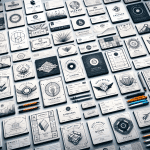 Visitenkarten Design Sammlung